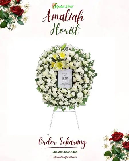 Krans Bunga Duka Kalibarumanis